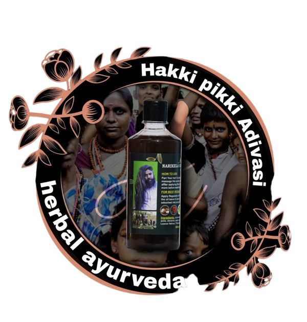 HAKKI PIKKI ADIVASI HERBAL HAIR OIL